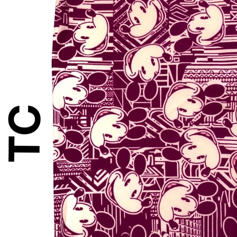 LuLaRoe Disney Tall & Curvy Legging Mickey Mouse